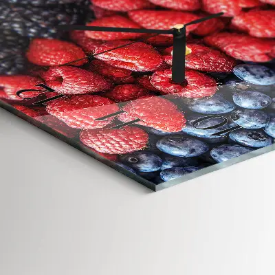 Moderne wandklok glas vierkant Bessen