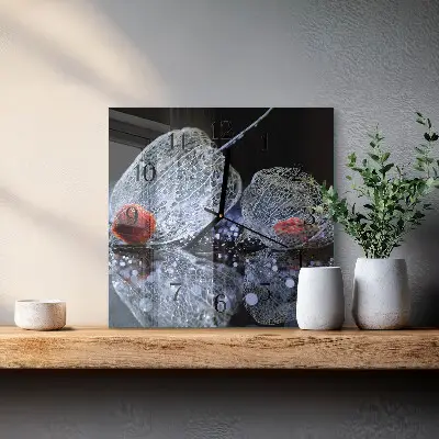 Decoratieve glazen klok vierkant Deel
