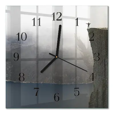 Decoratieve glazen klok vierkant Afgrond