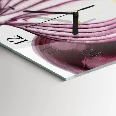 Decoratieve glazen klok vierkant Ui