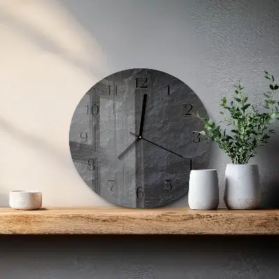 Ronde glazen klok Achtergrond