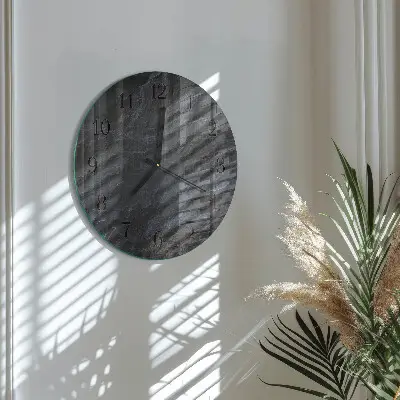 Ronde glazen klok Achtergrond