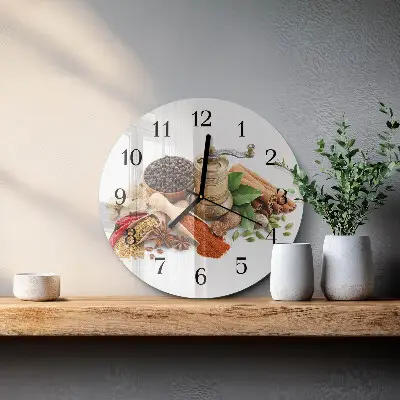 Ronde glazen klok Specerijen