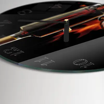 Wandklok glas decoratie rond Alcohol