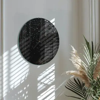 Wandklok glas decoratie rond Druppels