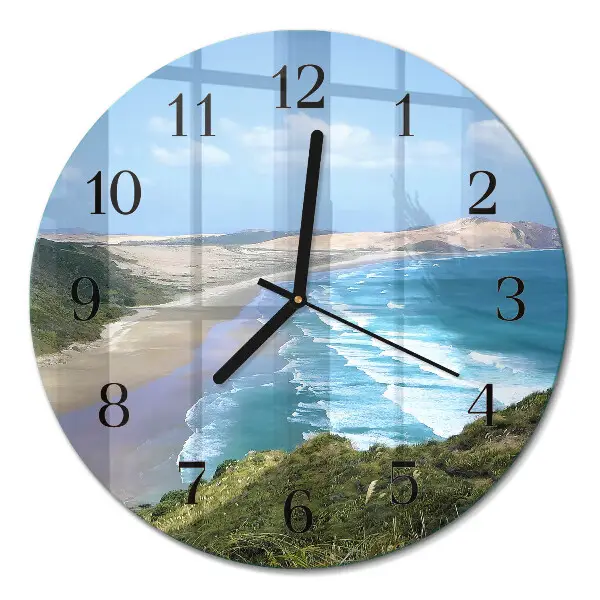 Ronde glas klok Kust