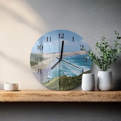 Ronde glas klok Kust