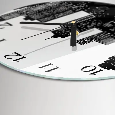 Ronde glazen klok Gebouwen