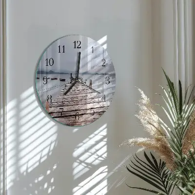 Ronde glas klok Netwerk