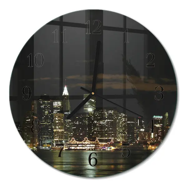 Klok glas met opdruk rond Horizon