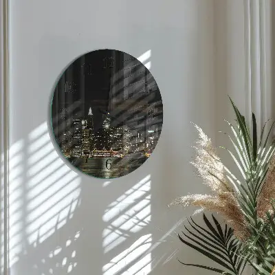 Klok glas met opdruk rond Horizon