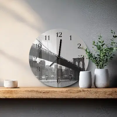Ronde glazen klok Brug