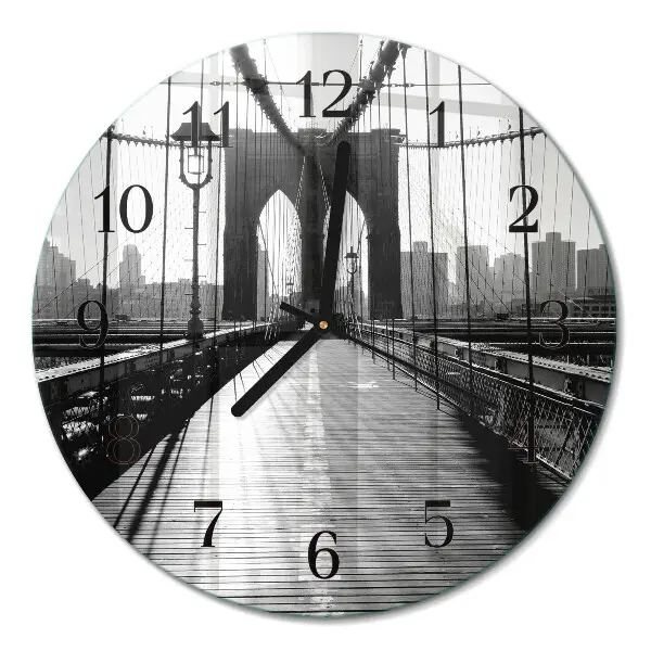Ronde glas klok Brug