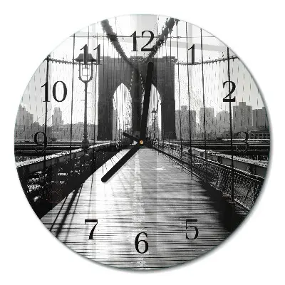 Ronde glas klok Brug