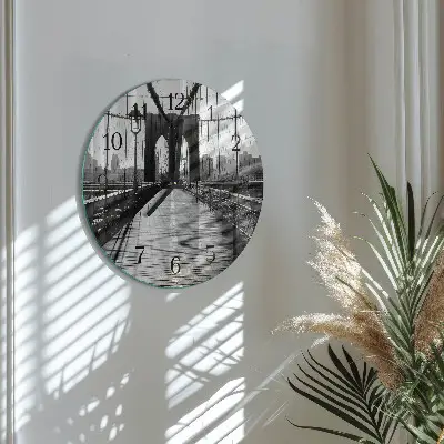 Ronde glas klok Brug