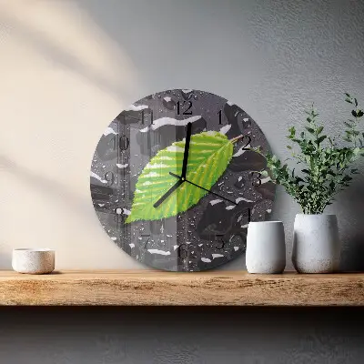 Ronde glas klok Laken