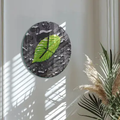 Ronde glas klok Laken
