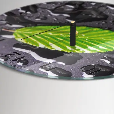 Ronde glas klok Laken