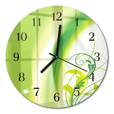 Ronde glas klok Modelplant