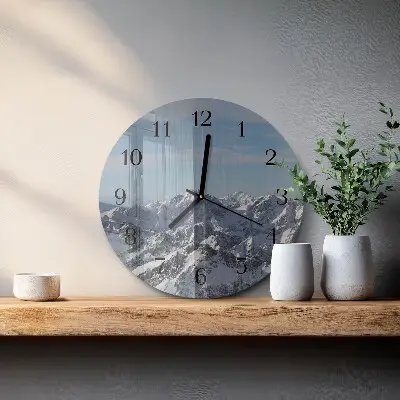 Ronde glas klok Bergen