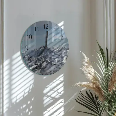 Ronde glas klok Bergen