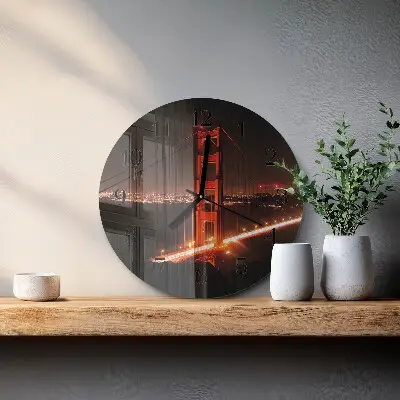 Ronde glazen klok Brug