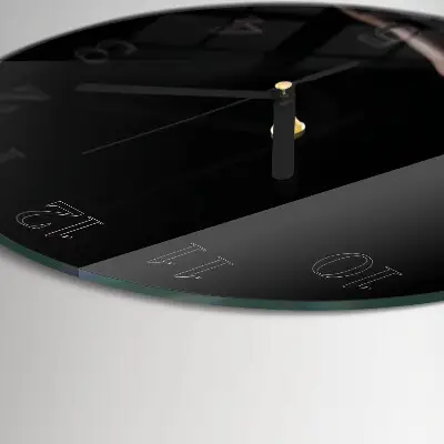 Wandklok glas decoratie rond Vrouw