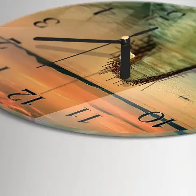 Ronde glazen klok Netwerk
