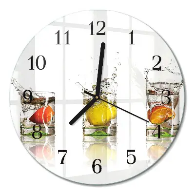 Ronde glazen klok Fruitbekers