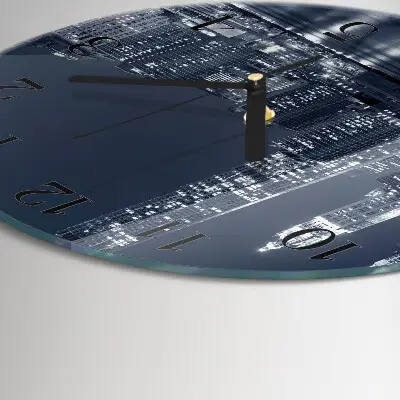 Klok glas met opdruk rond Horizon