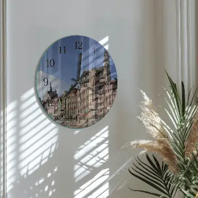 Ronde glazen klok Gdansk