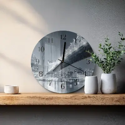 Ronde glazen klok Brug