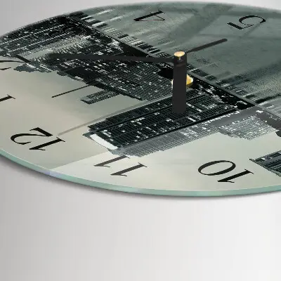 Klok glas met opdruk rond Horizon