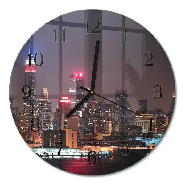 Klok glas met opdruk rond Horizon
