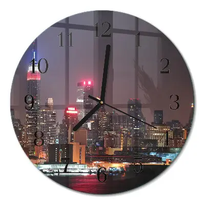 Klok glas met opdruk rond Horizon