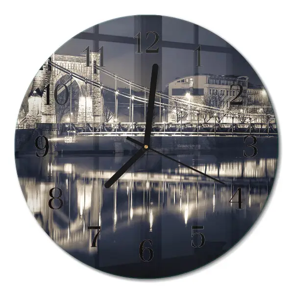 Ronde glas klok Brug