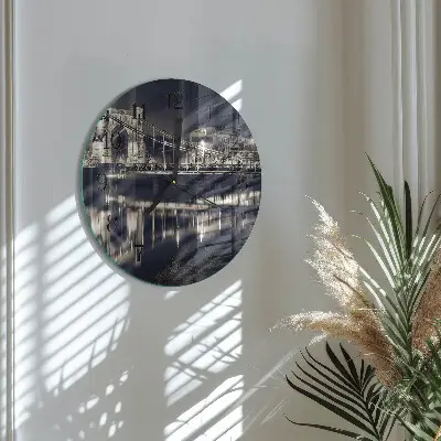 Ronde glas klok Brug