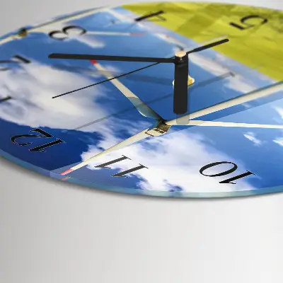 Ronde glazen klok Windpark