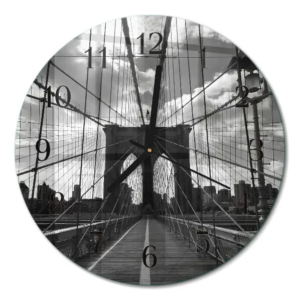 Ronde glas klok Brug