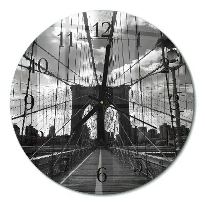Ronde glas klok Brug