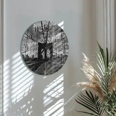 Ronde glas klok Brug