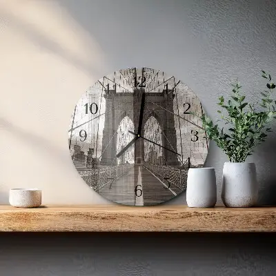 Ronde glazen klok Brug