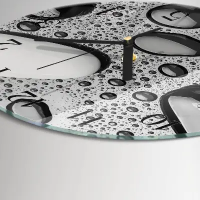 Klok glas met opdruk rond Stenen