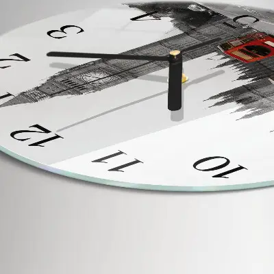 Ronde glas klok Londen