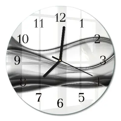 Ronde glazen klok Abstractie