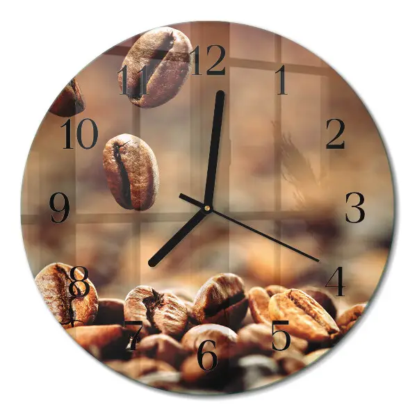 Ronde glazen klok Koffiebonen