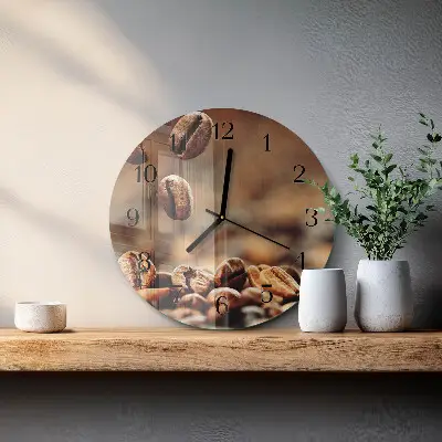 Ronde glazen klok Koffiebonen