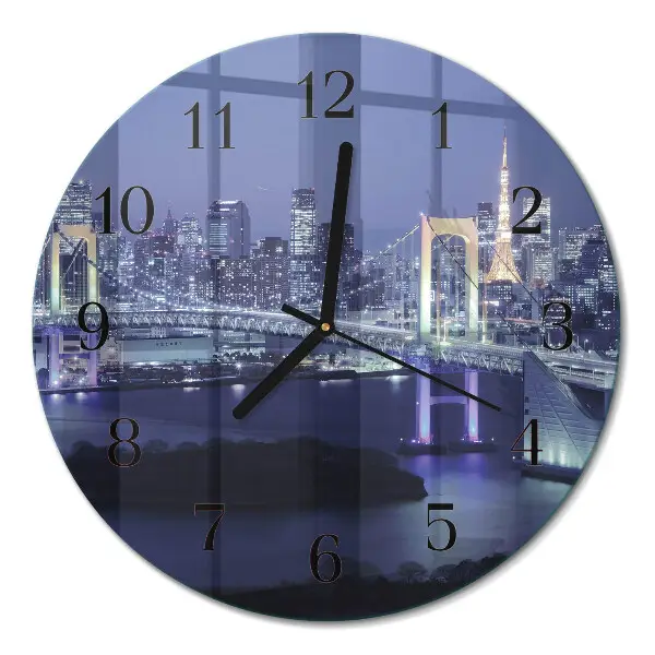 Ronde glas klok Brug