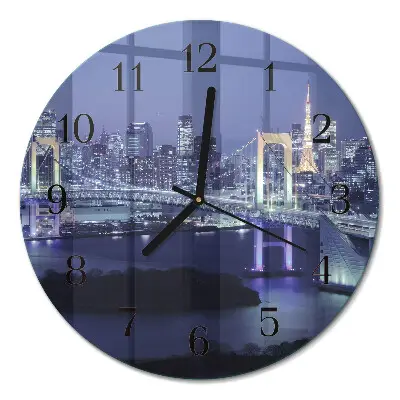 Ronde glas klok Brug