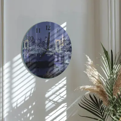 Ronde glas klok Brug